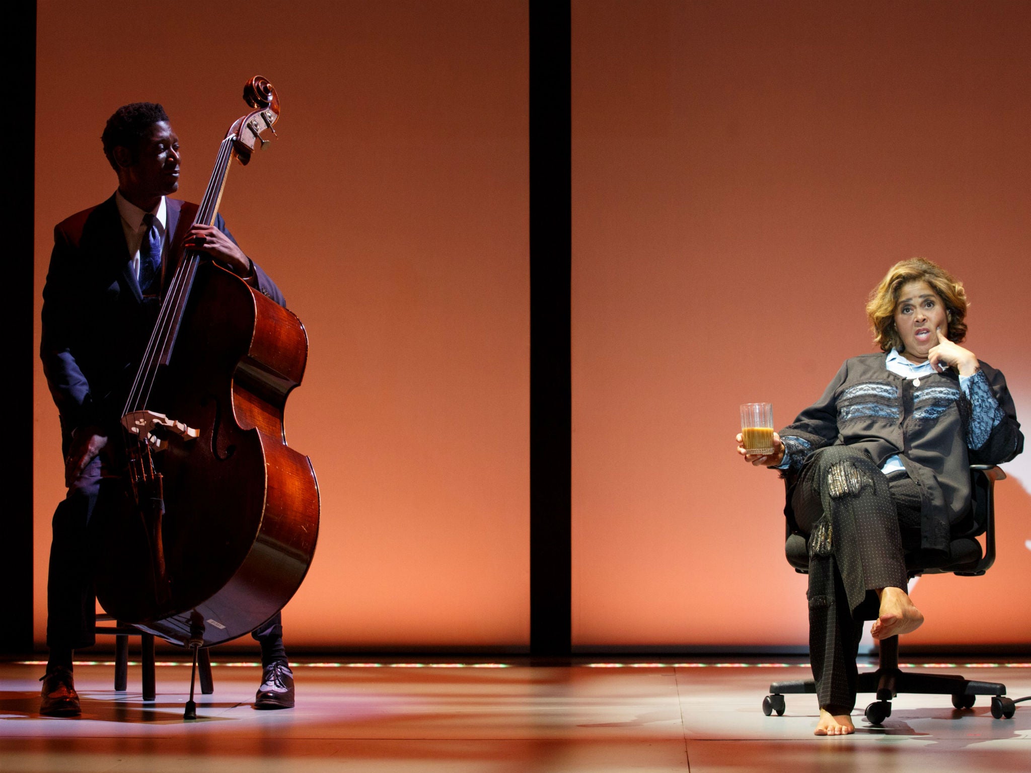 Marcus Shelby and Anna Deavere Smith in 'Notes From the Field'