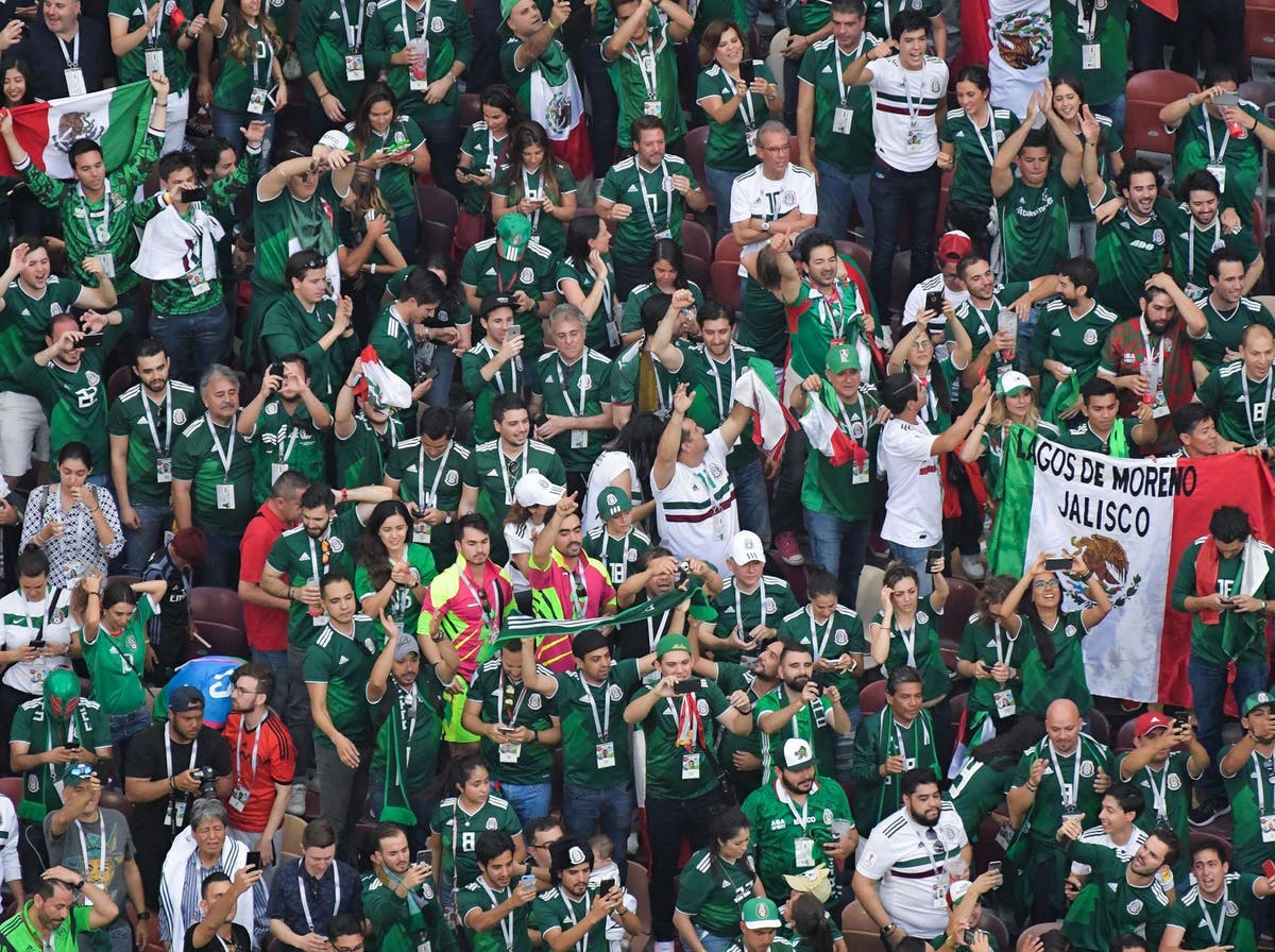 World Cup 2018 Fifa Investigates Mexico Fans Over Homophobic Chants In Win Over Germany The Independent The Independent