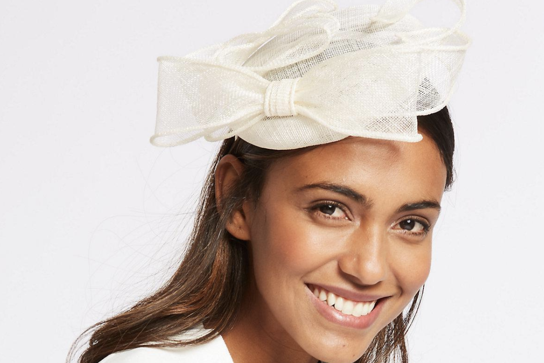 Meghan Markle wore a fascinator from a high-street brand (Marks & Spencer)