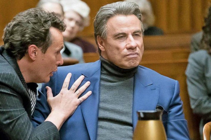 John Travolta portrays crime boss John Gotti in 'Gotti.'