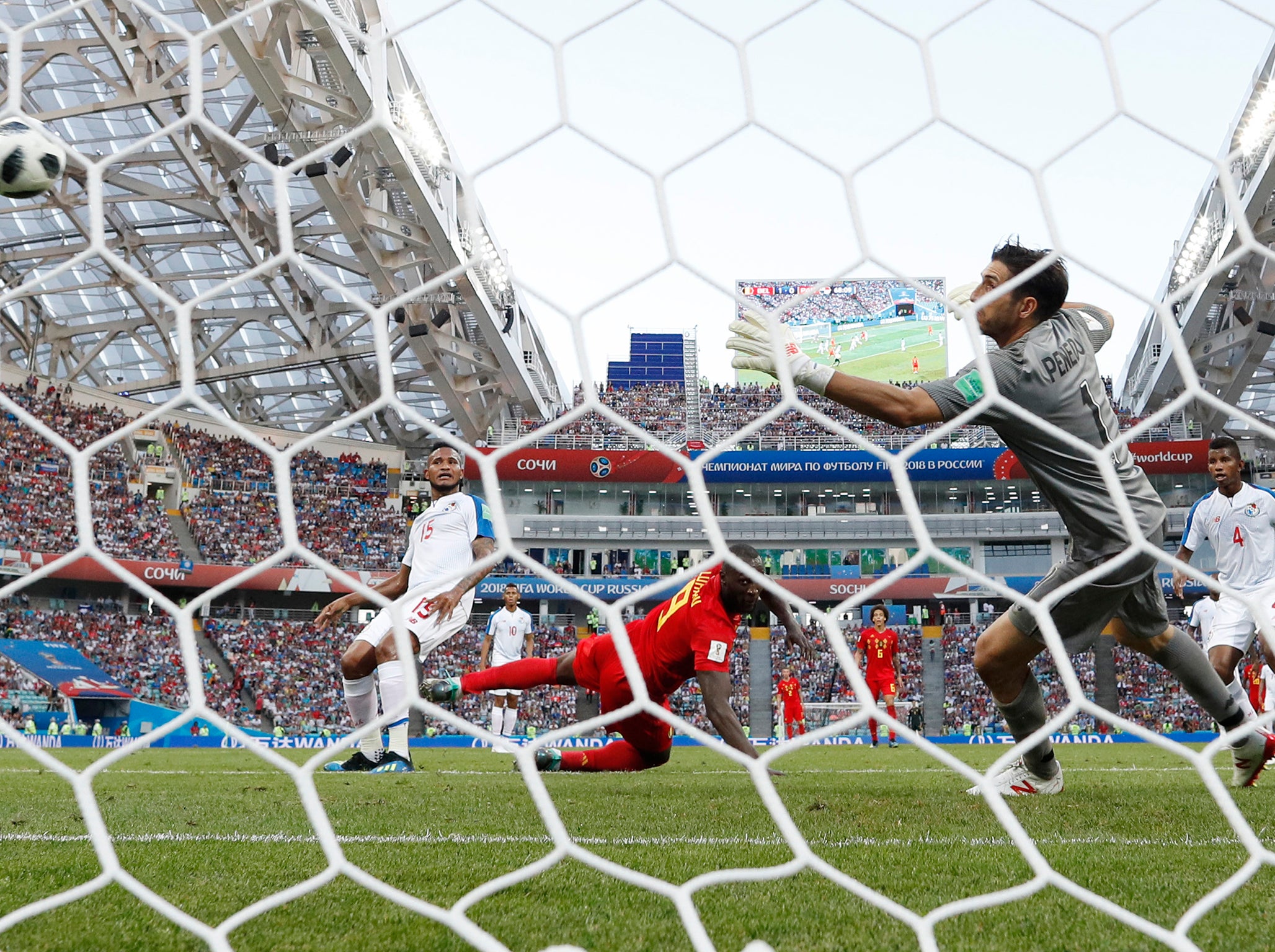 Romelu Lukaku doubled Belgium's lead