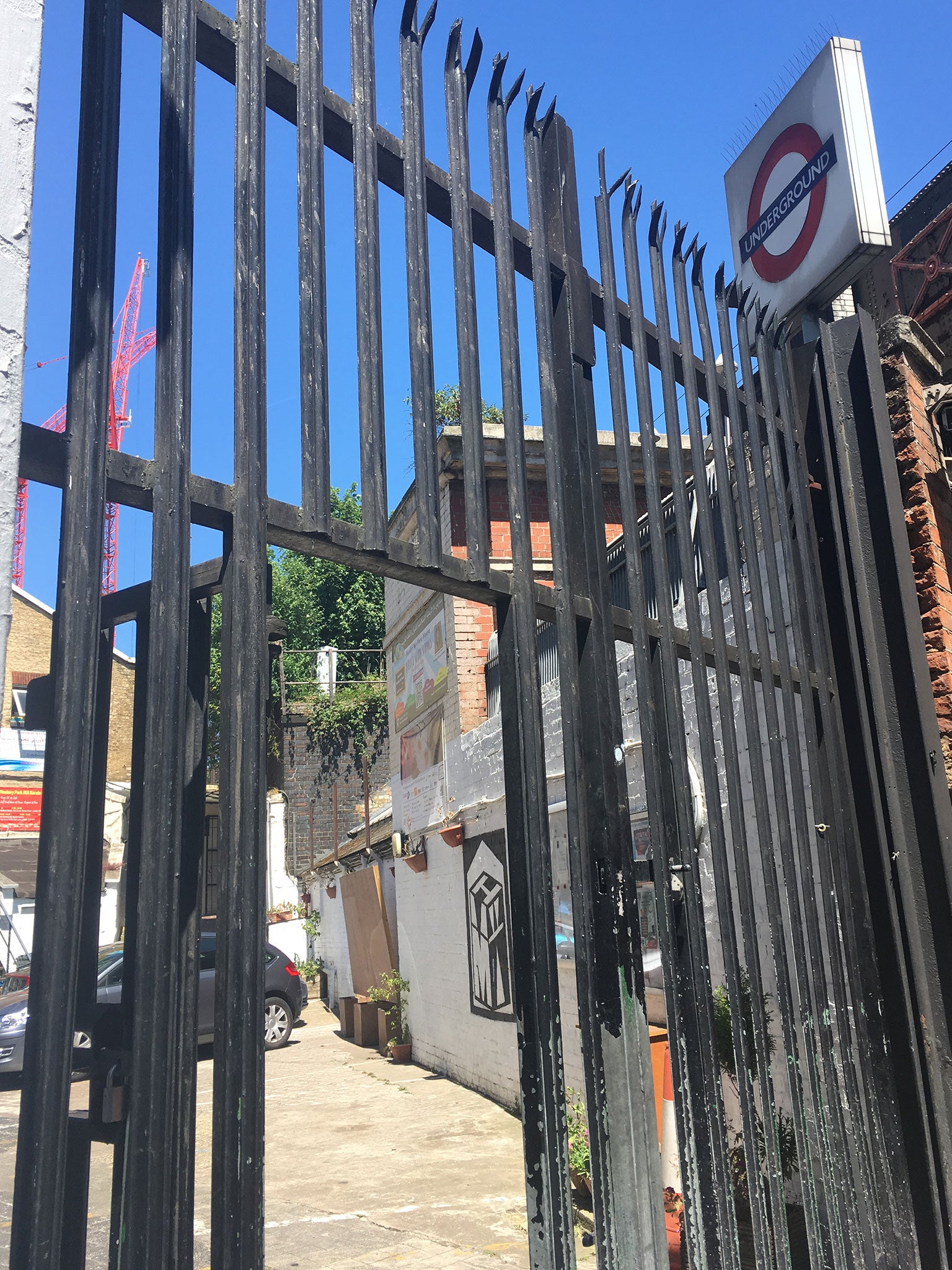 The entrance to the Muslim Welfare House in Finsbury Park