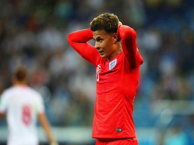 Alli picked up the injury in the first half against Tunisia but played on