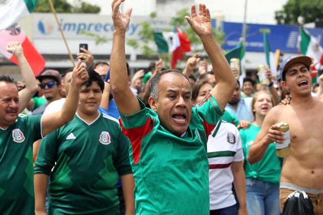 Mexico fans were not responsible for Saturday's minor earthquake, the National Seismological Service has said