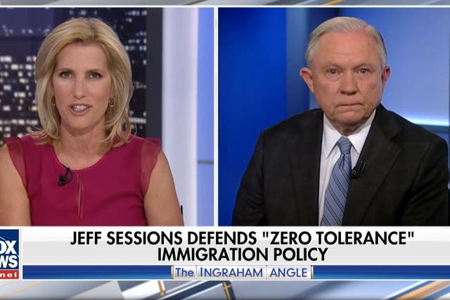 Attorney General Jeff Sessions on The Ingraham Angle, Fox News
