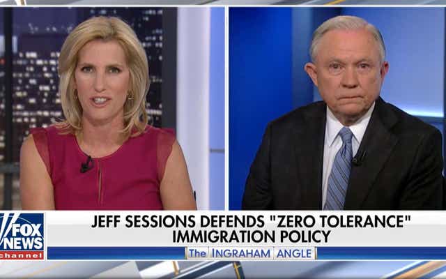 Attorney General Jeff Sessions on The Ingraham Angle, Fox News