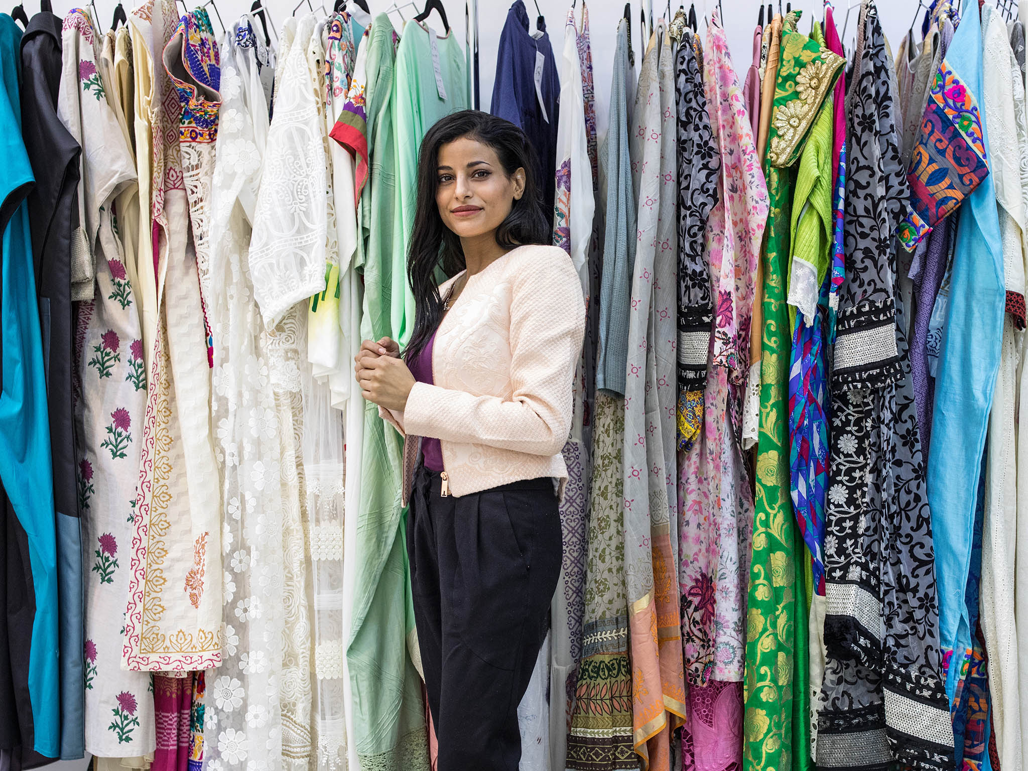 Nesreen, 28, opened a clothing boutique in Riyadh with savings from her job as an auditor