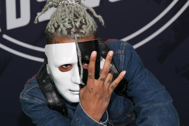 Rapper XXXTentacion attends the BET Hip Hop Awards 2017 at The Fillmore Miami Beach at the Jackie Gleason Theater on October 6, 2017 in Miami Beach, Florida