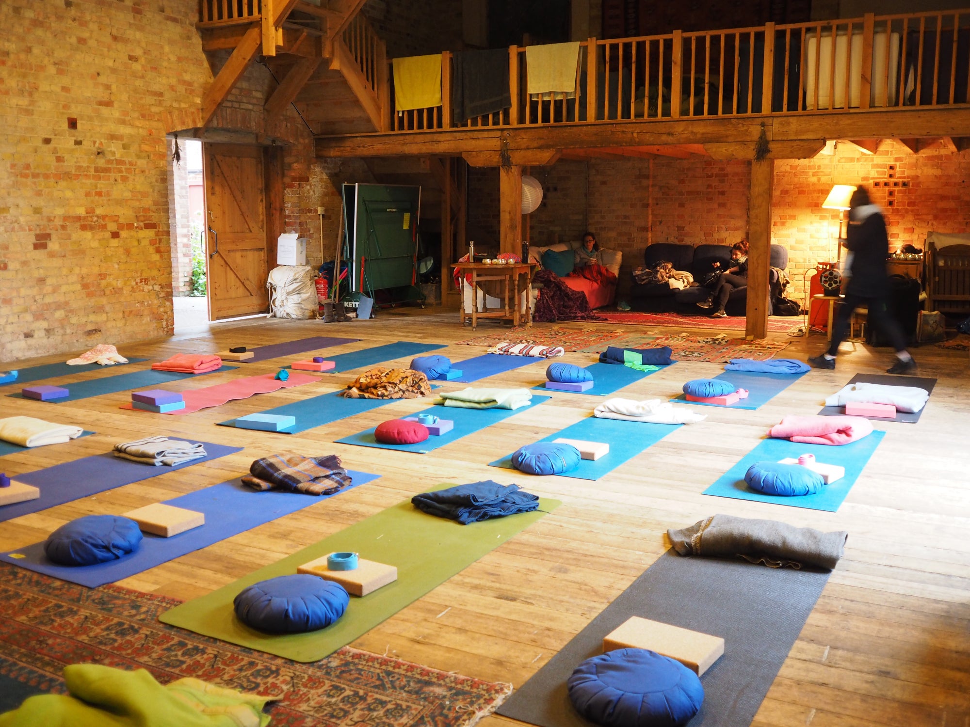Yoga workshops are popular with Londoners