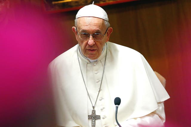 Pope Francis has criticised Donald Trump