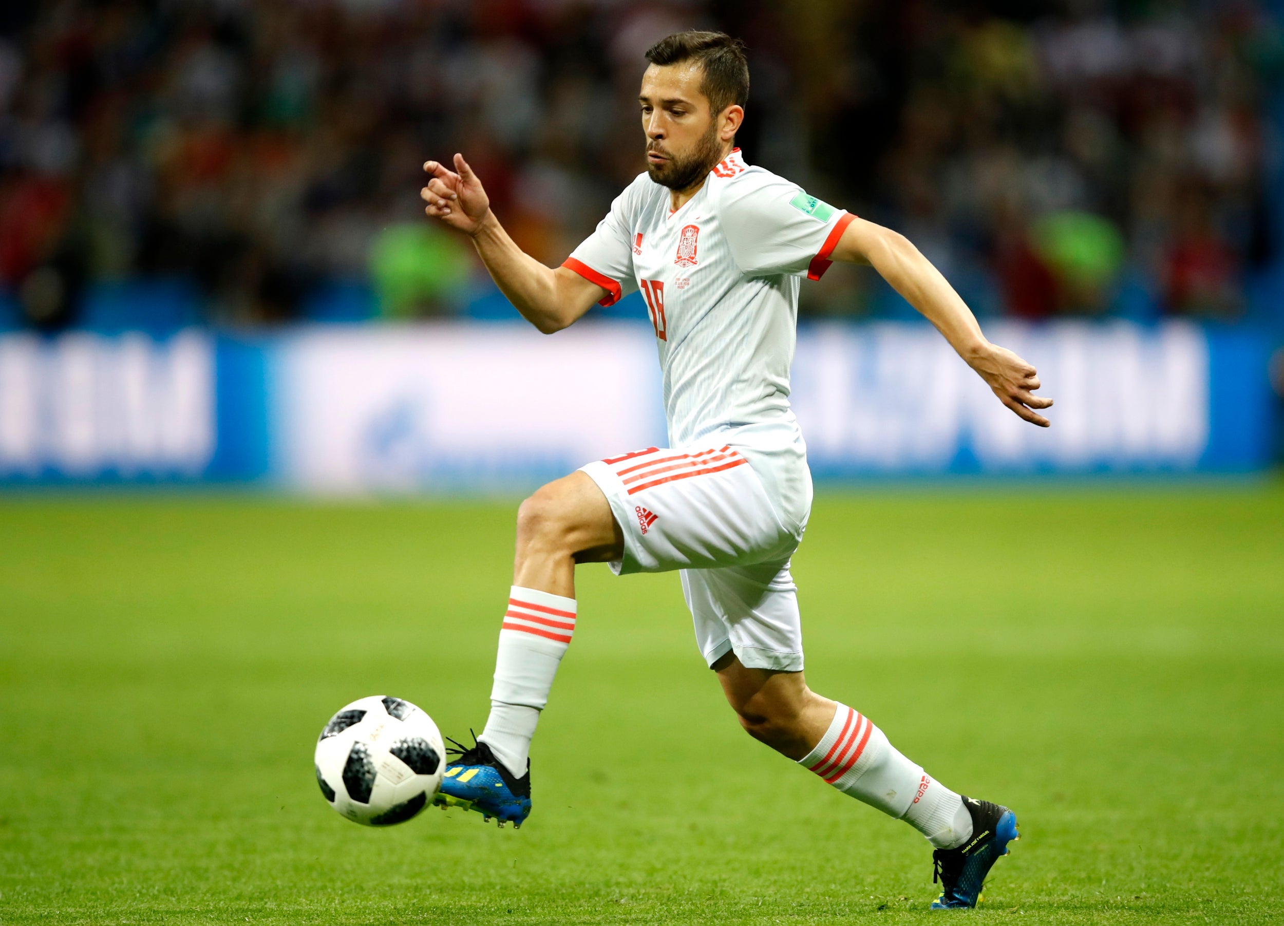 Jordi Alba struggled to make an impact