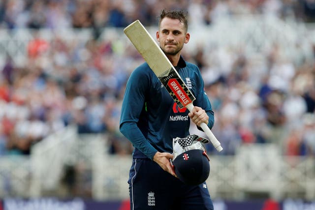 Alex Hales played a key role in England’s record win