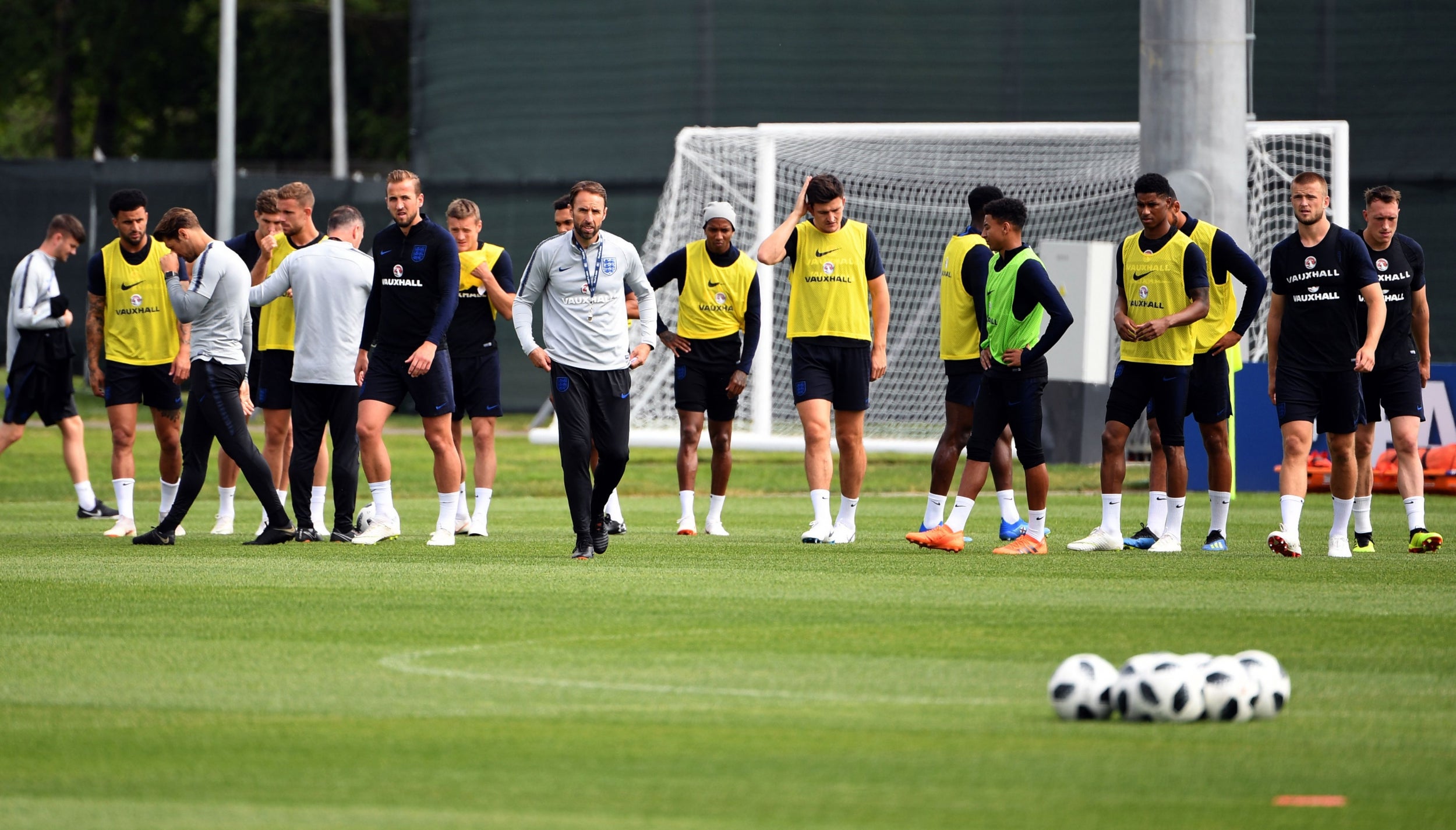 England trained in Repino on Thursday