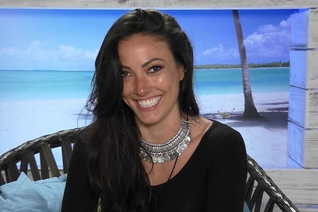 Sophie Gradon during the 2016 series of Love Island