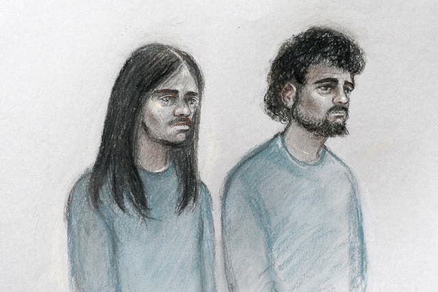 Naa'imur Zakariyah Rahman (left) allegedly planned to assassinate Theresa May and Mohammed Aqib Imran (right) allegedly helped in his plan to join Isis
