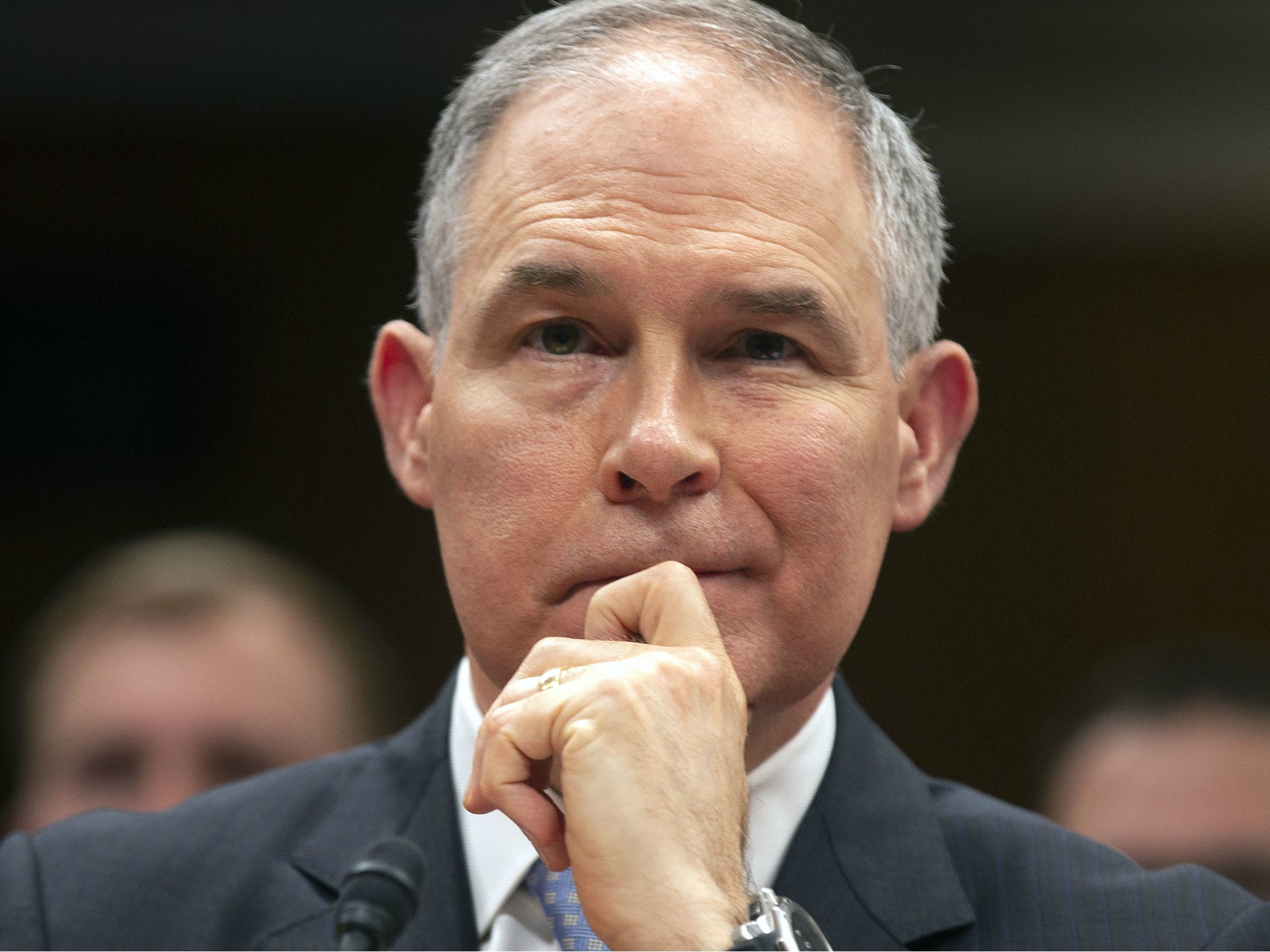 House Democrats asked the Justice Department to investigate Mr Pruitt for potential criminal conduct earlier this month