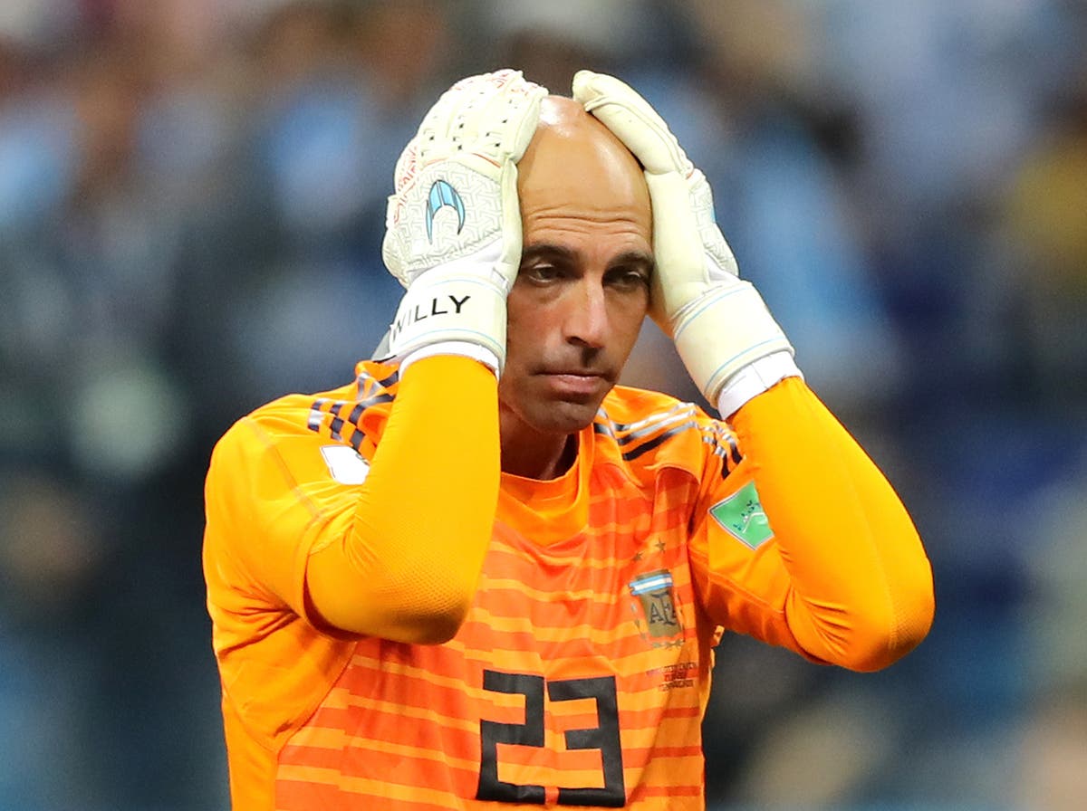 Argentina to drop Willy Caballero as players force switch to 4-3-3 in