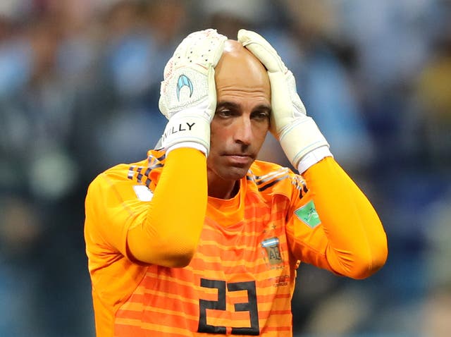 Willy Caballero was to blame for the opening goal