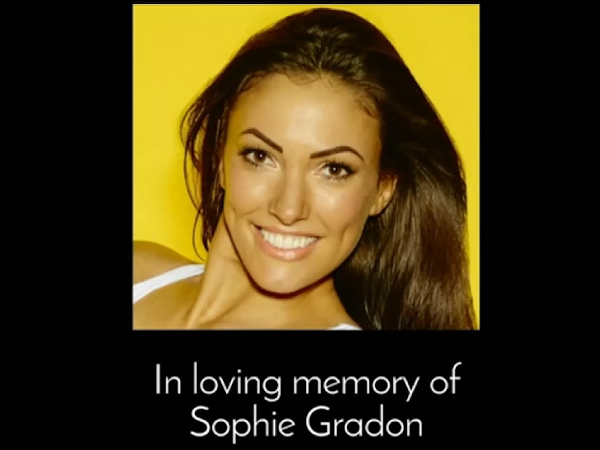 Love Island acknowledged the passing of Gradon on the latest episode (ITV)