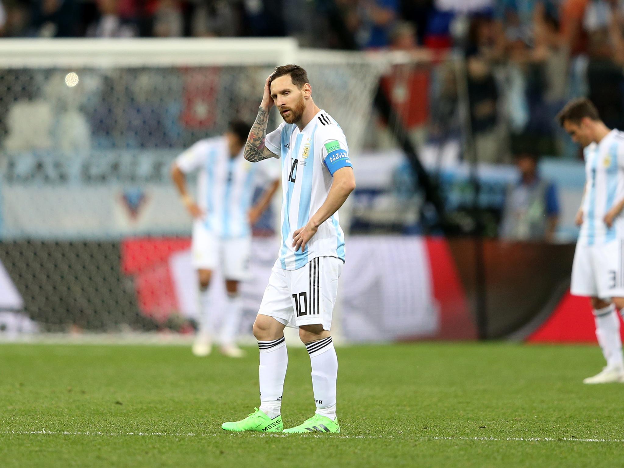 Lionel Messi's talents were kept in check by Croatia's defensive prowess