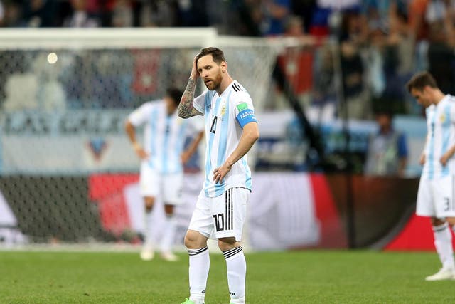Lionel Messi's talents were kept in check by Croatia's defensive prowess