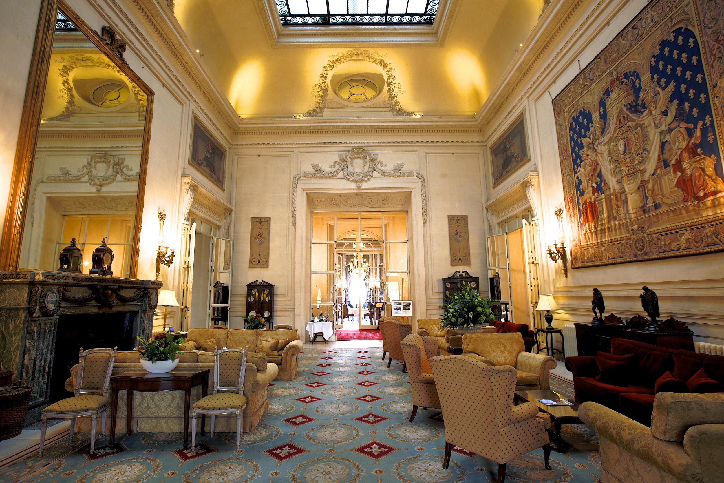 Relax in the opulent surrounds of Luton Hoo's lounge