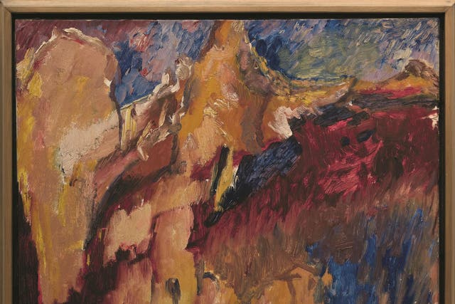 'Tajo and Rocks (The Last Landscape)', Bomberg
