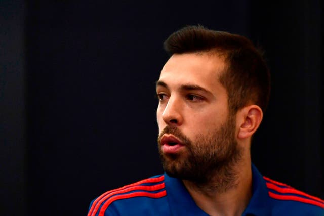 Jordi Alba is currently on duty with Spain at the World Cup