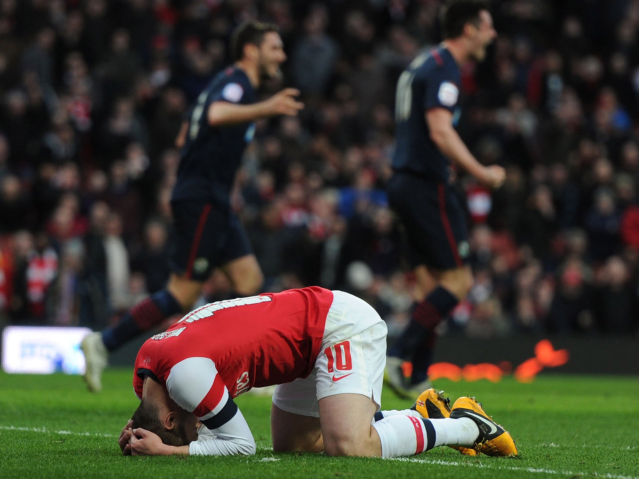 Too often Wilshere's body let him down