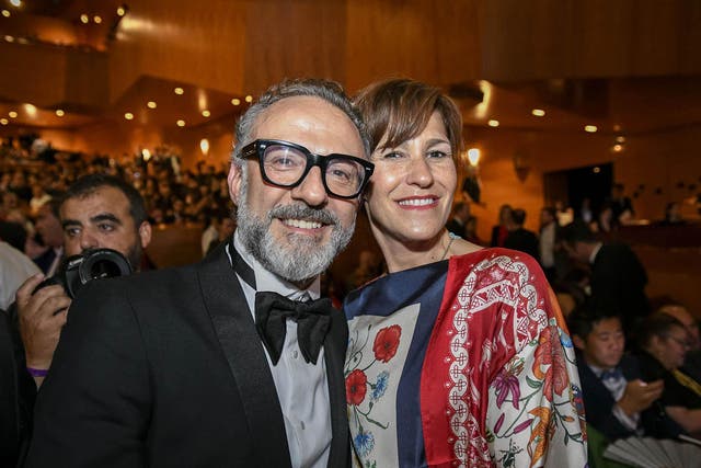 This year’s winner, Massimo Bottura of Osteria Francescana restaurant, and his wife Lara Gilmore