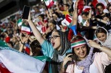 Women in Iran see World Cup game in stadium for first time in 37 years