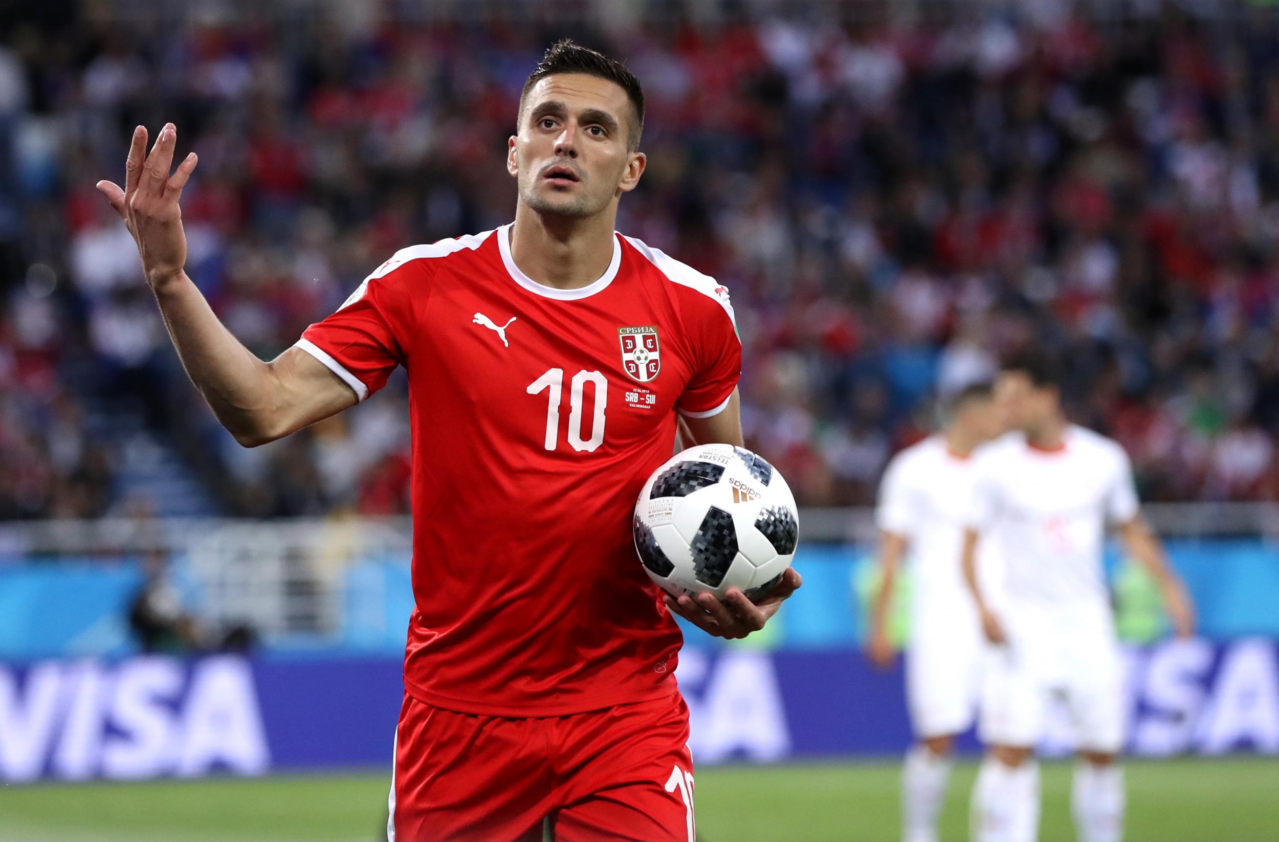 Dusan Tadic created Serbia’s goal