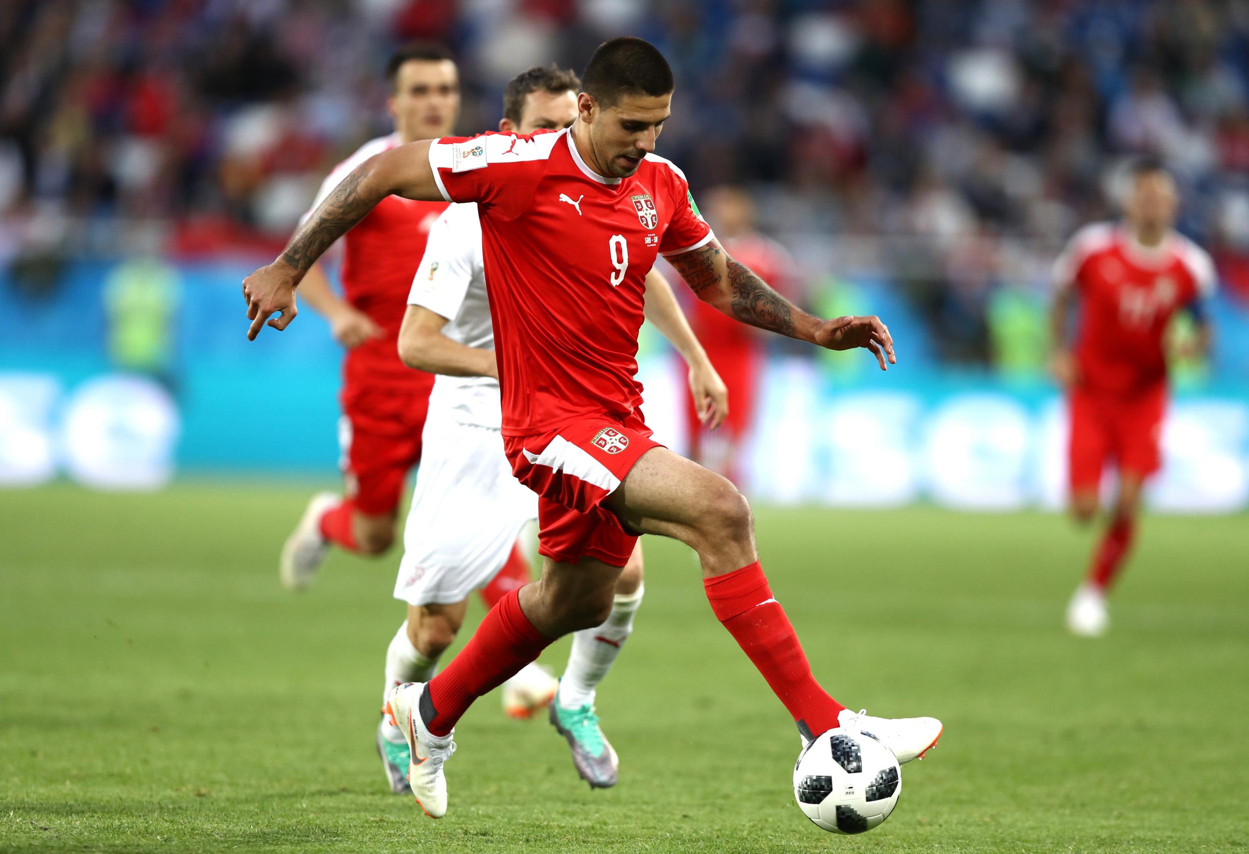 Mitrovic proved a handful for the Swiss defence