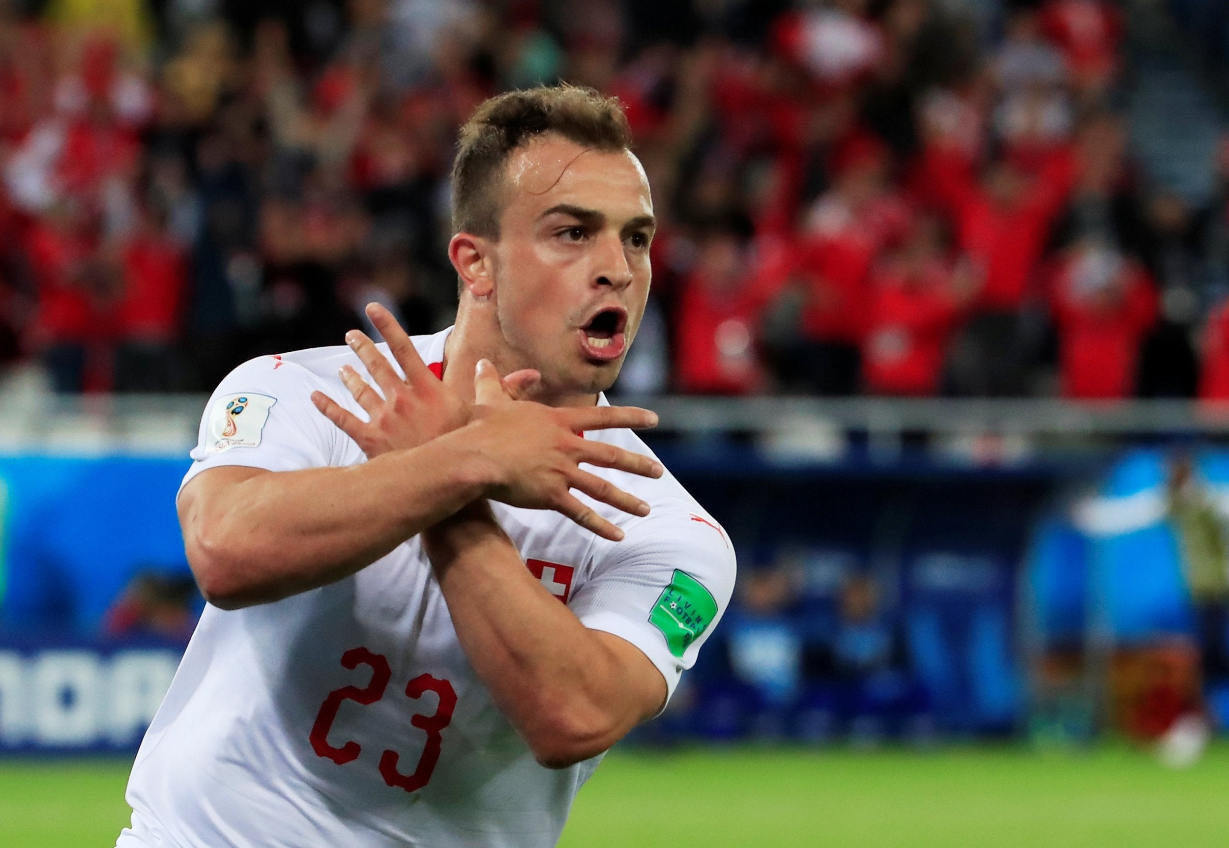 World Cup 2018: Xherdan Shaqiri and Granit Xhaka earn win ...