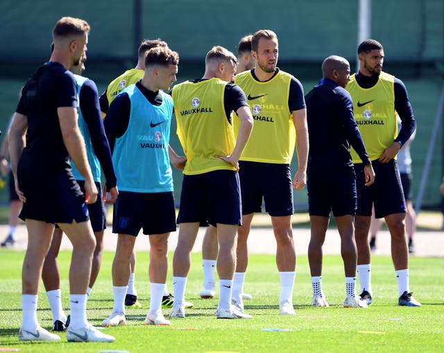 England go through some last-minute preparations ahead of the clash with Panama