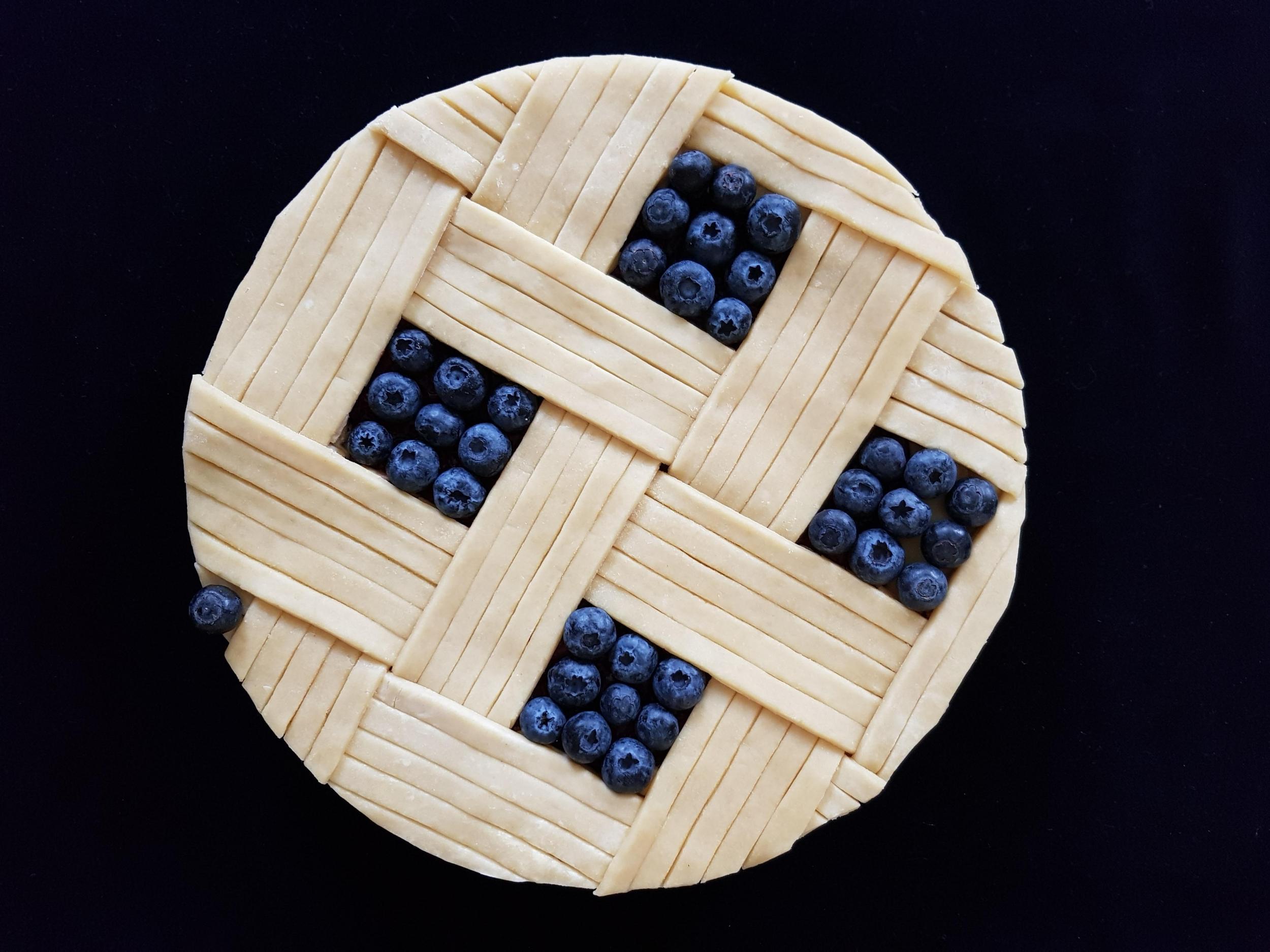 &#13;
Pfeiff-Boschek often takes inspiration from mathmetical formulas and geometric patterns to design her pies&#13;