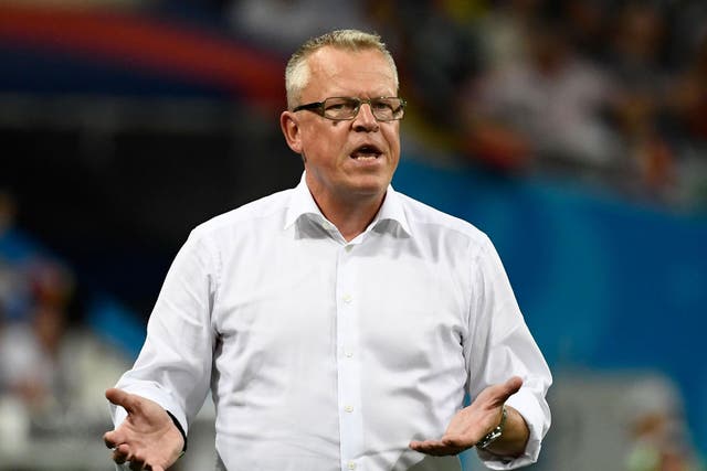 Sweden manager Janne Andersson was unhappy with Germany's conduct
