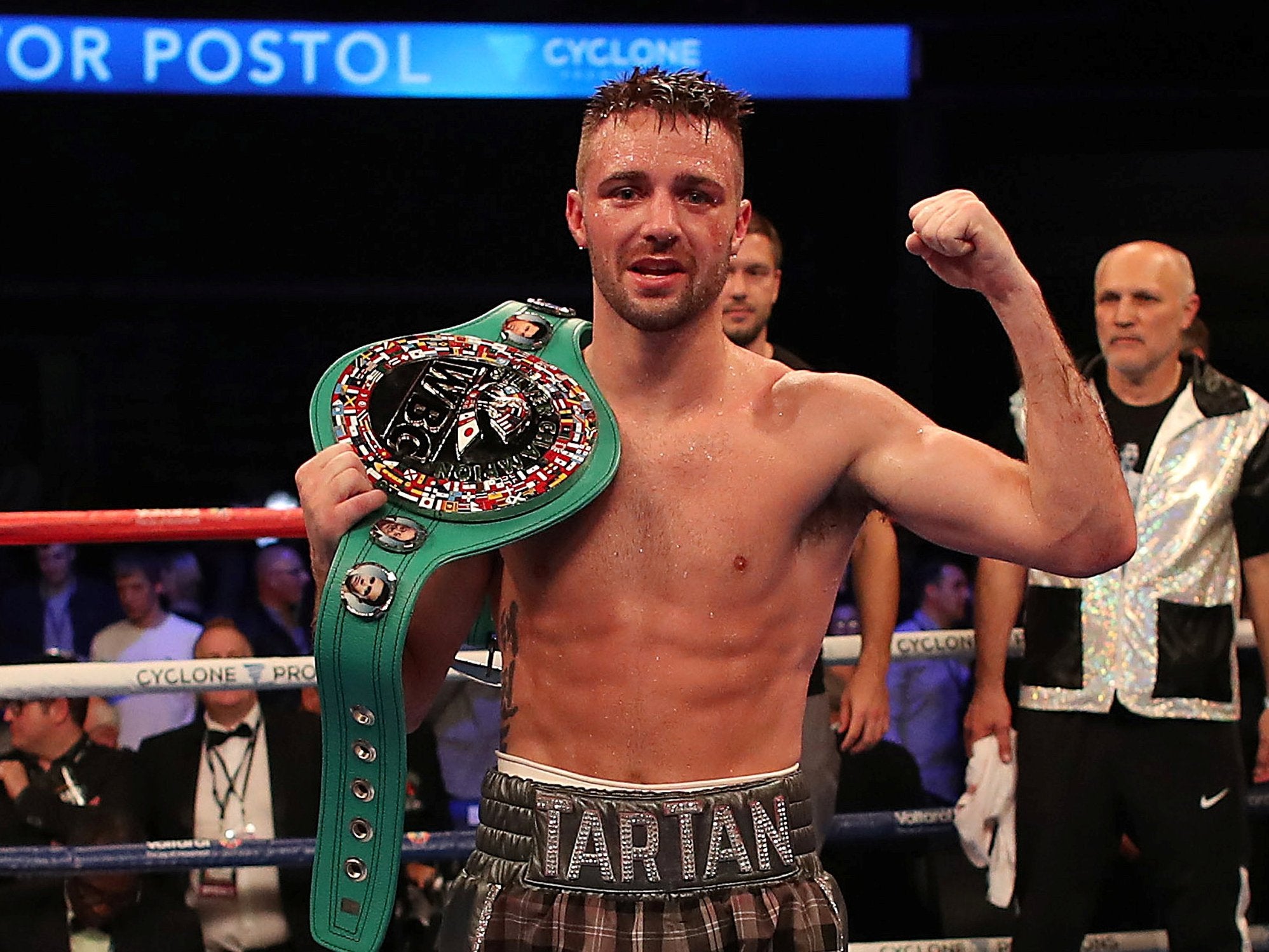 Josh Taylor beat Viktor Postol by unanimous decision in a WBC super lightweight title eliminator