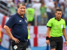 Panama were 'frightened' of England admits coach Gomez