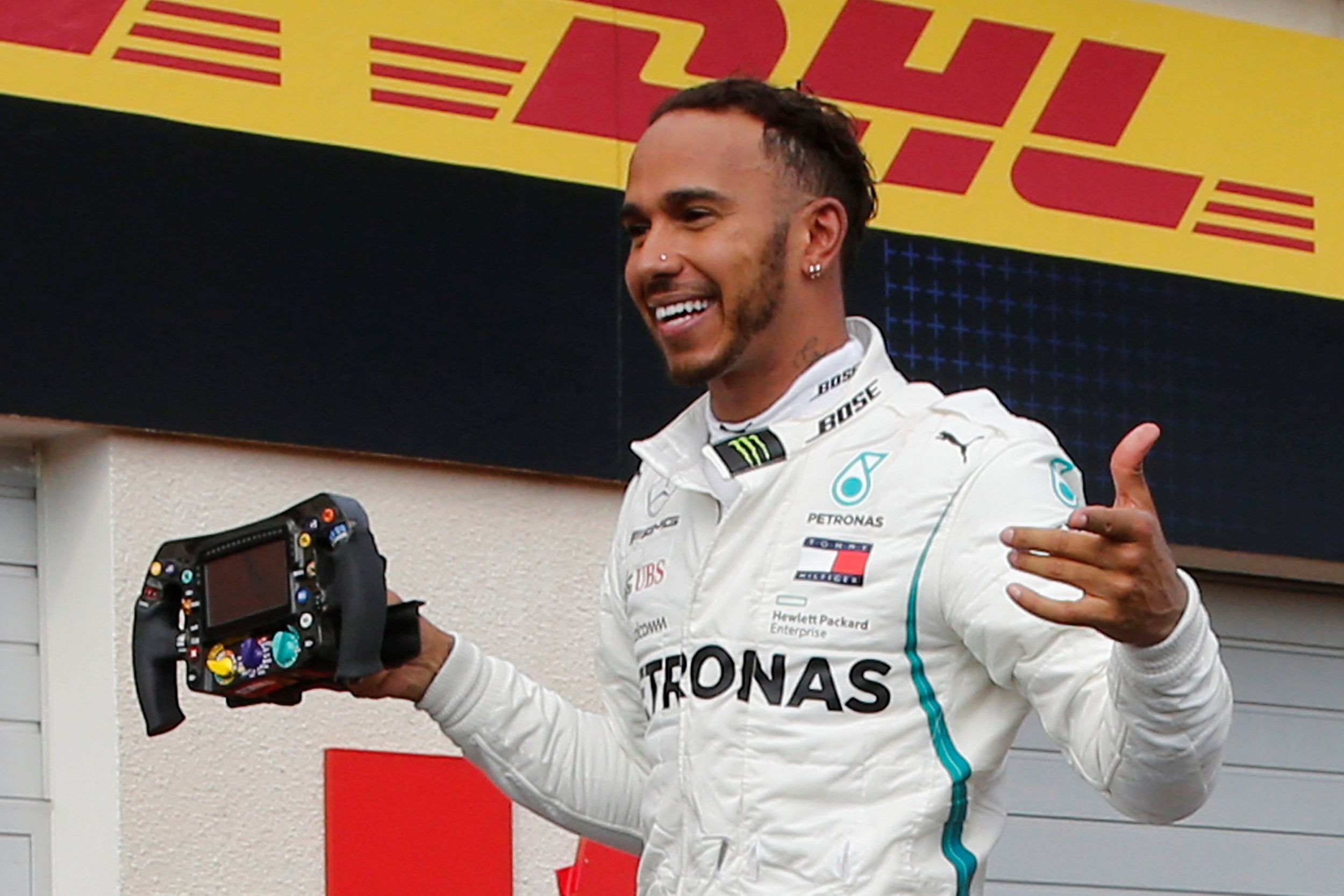 Hamilton retook the lead in the title race