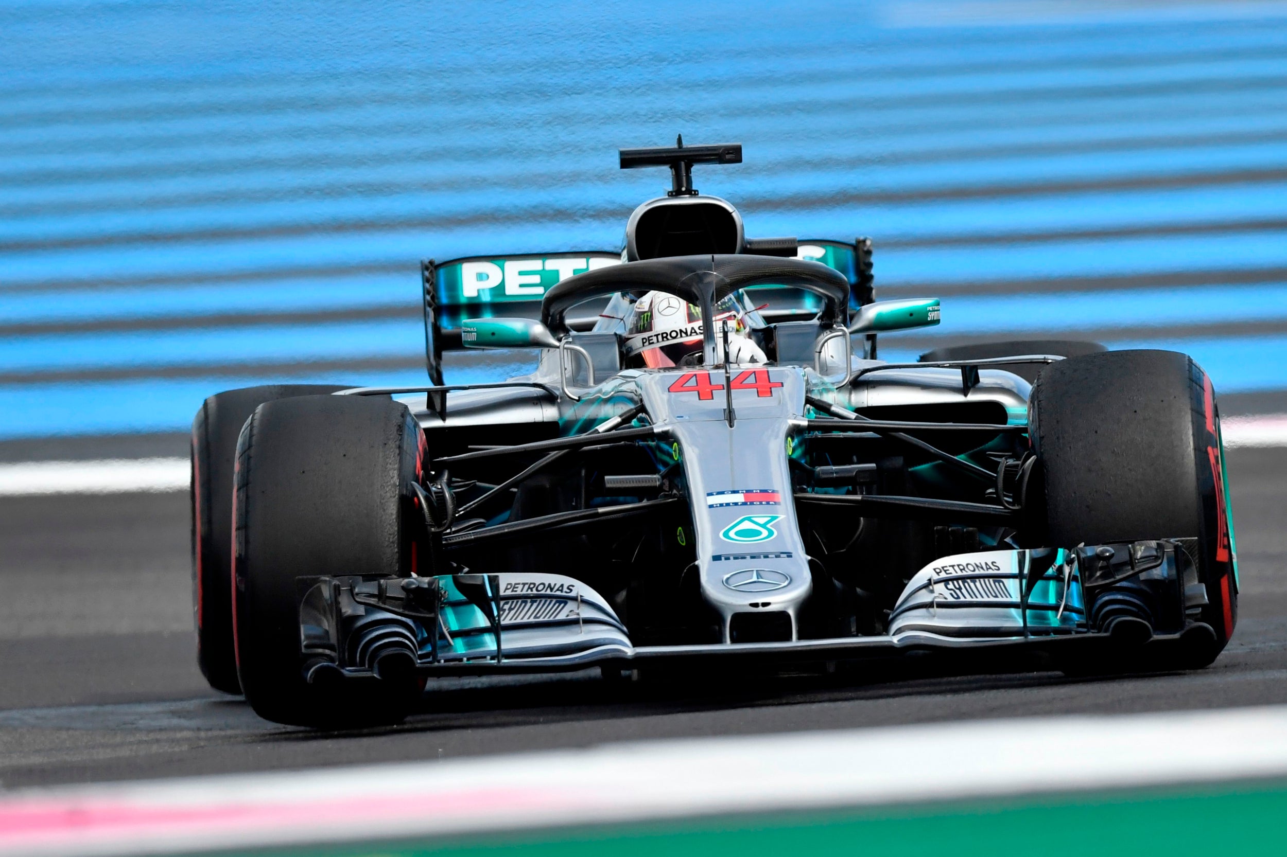 Hamilton capitalised on his rival's misfortune