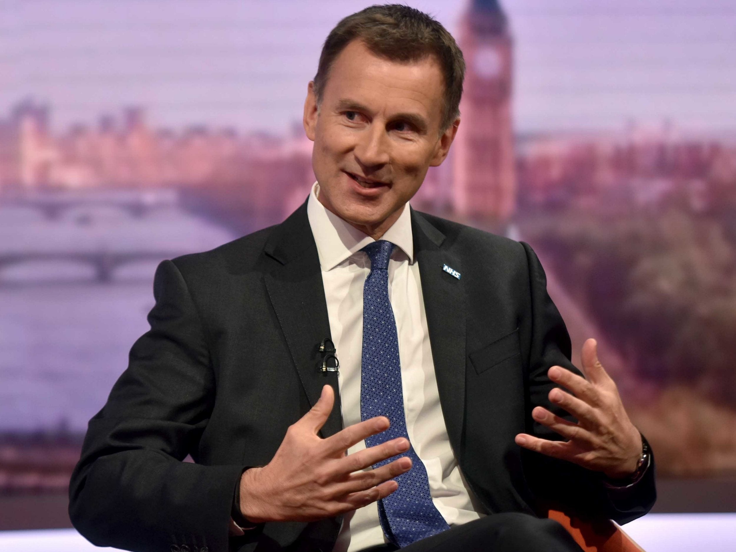 Health Secretary Jeremy Hunt has criticised businesses for speaking out over Brexit