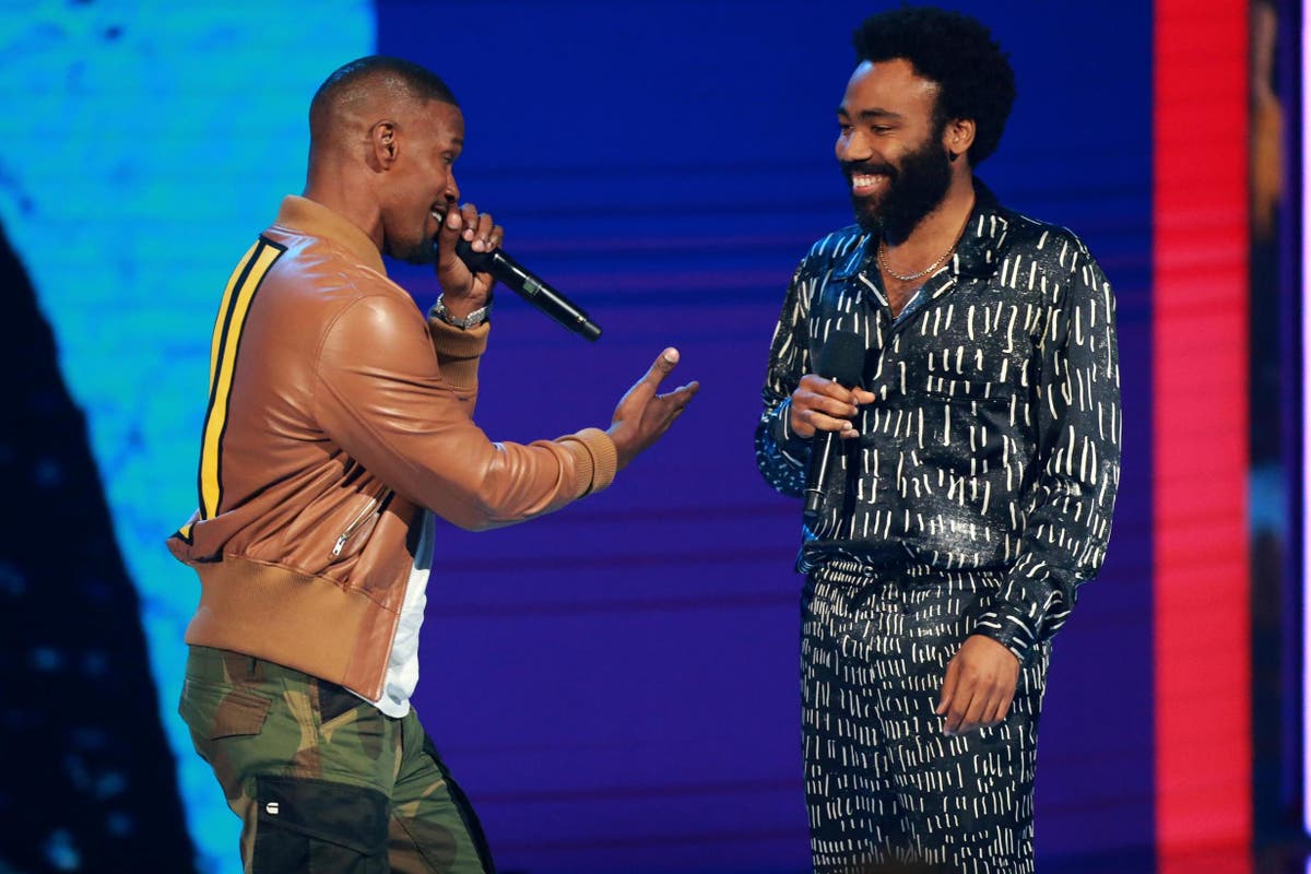 BET Awards 2018 Childish Gambino and Jamie Foxx perform impromptu