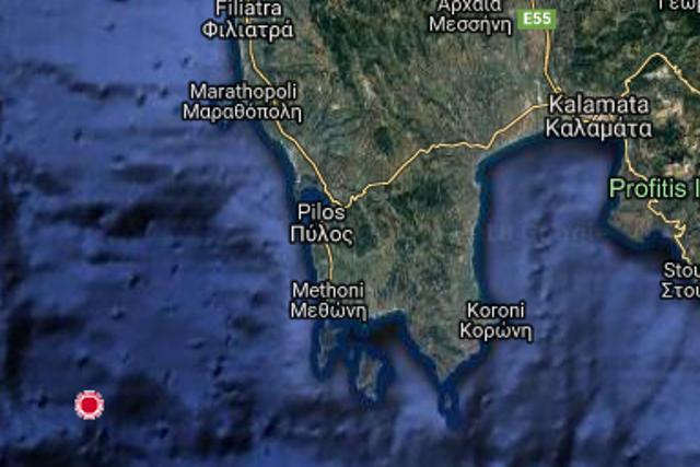 The Earthquake hit in the early hours of the morning near the south of Greece