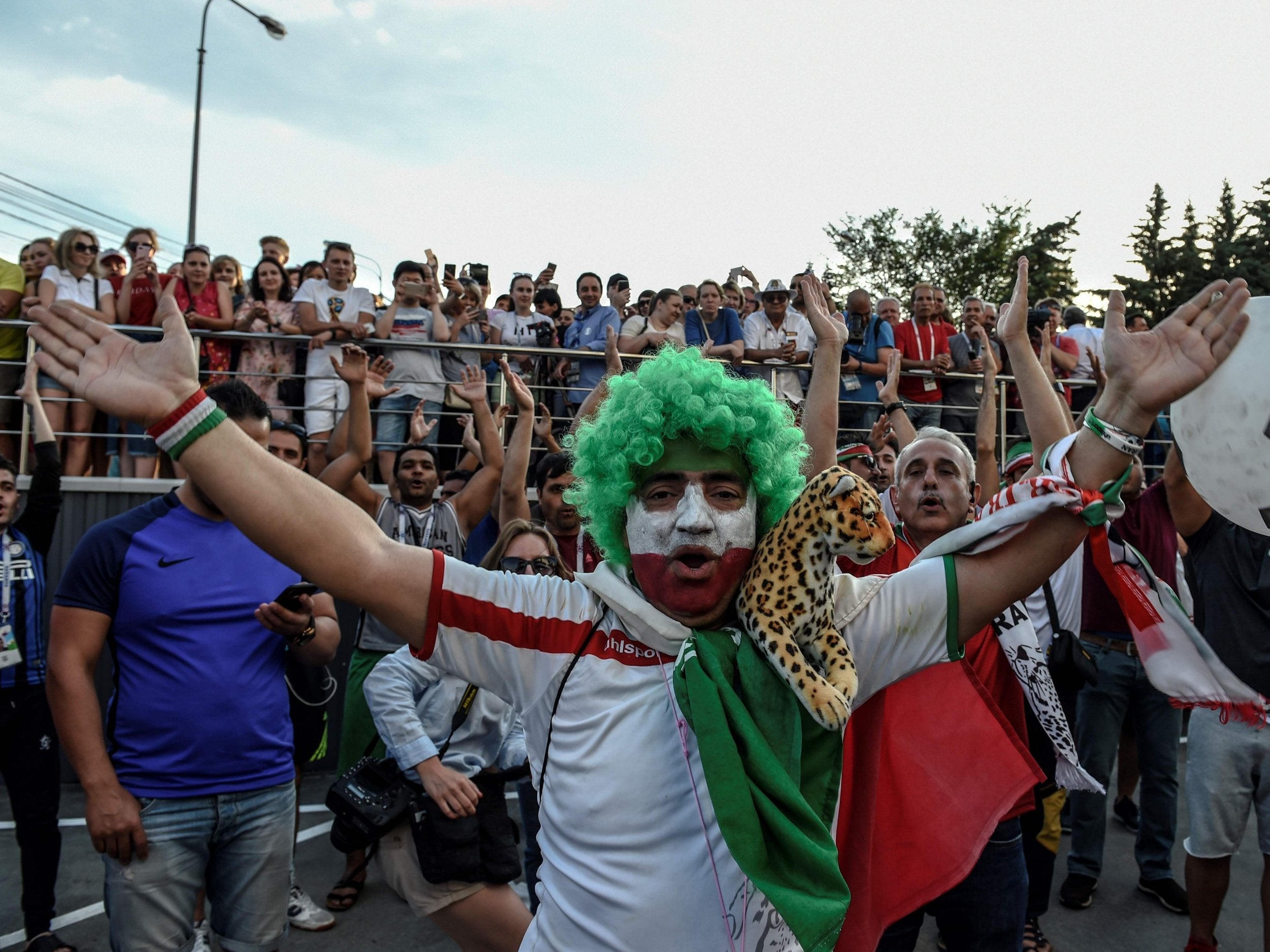 Thousands of fans gathered outside of Portugal's team hotel overnight