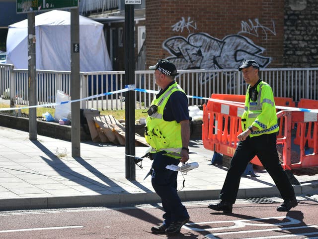 Police have cordoned off streets in Bristol after a man was killed at a property early on Monday morning