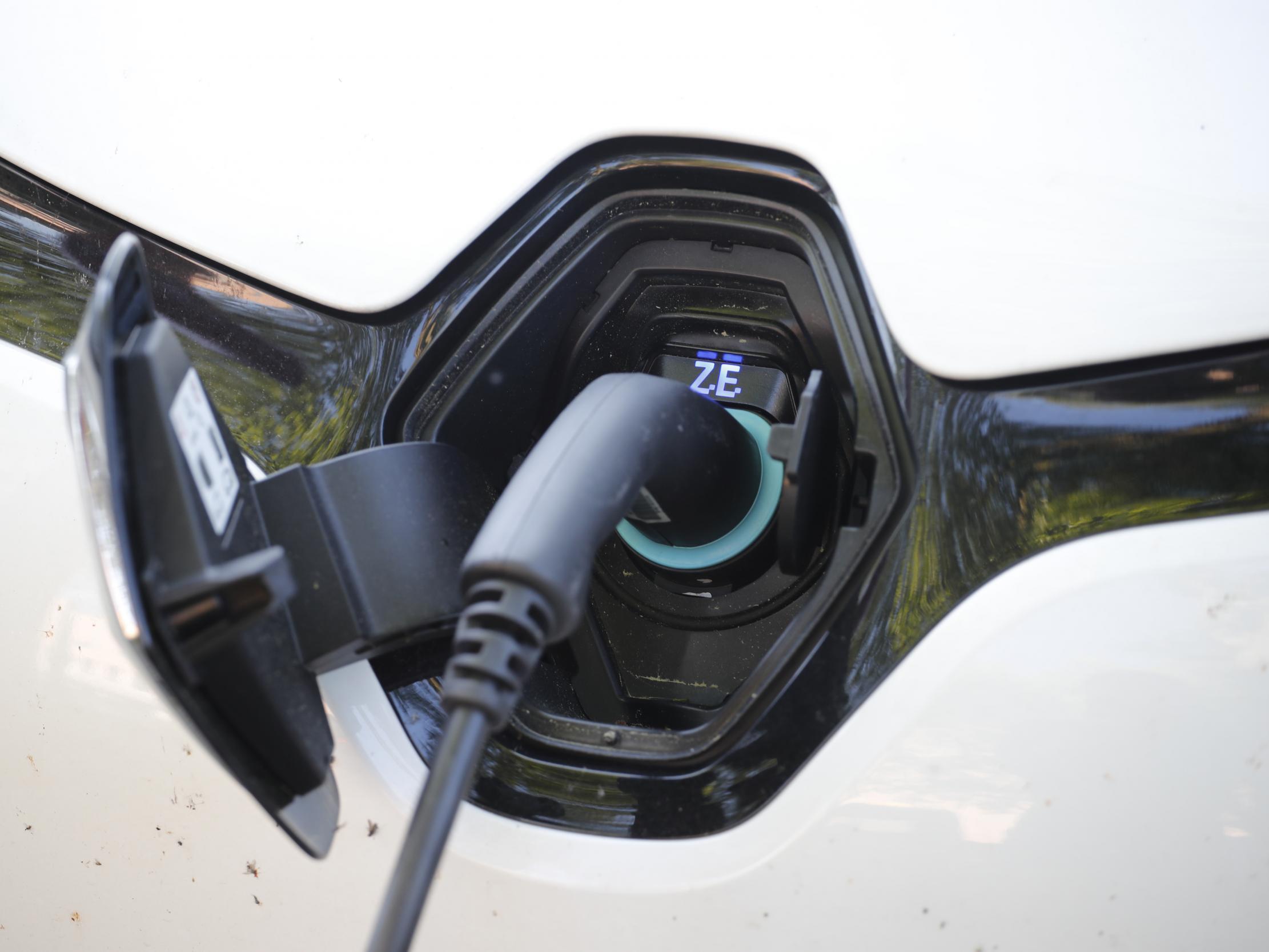 A service station in Maryland dropped petrol for electric charging stations, which can power up to four vehicles at once.