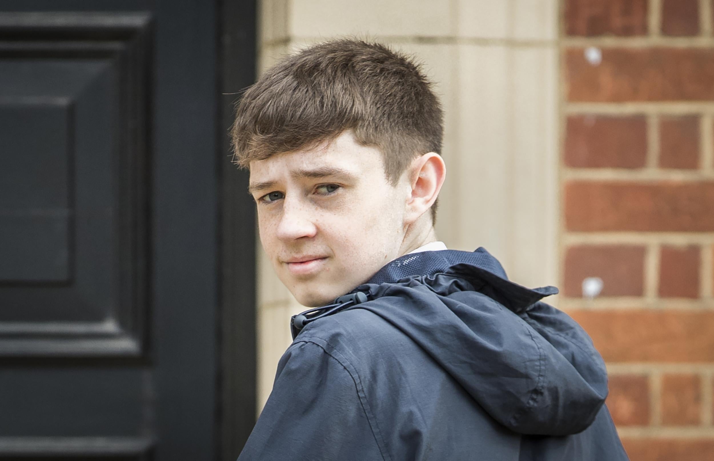 Jamie Elliot, 18, arrives at Northallerton Magistrates Court