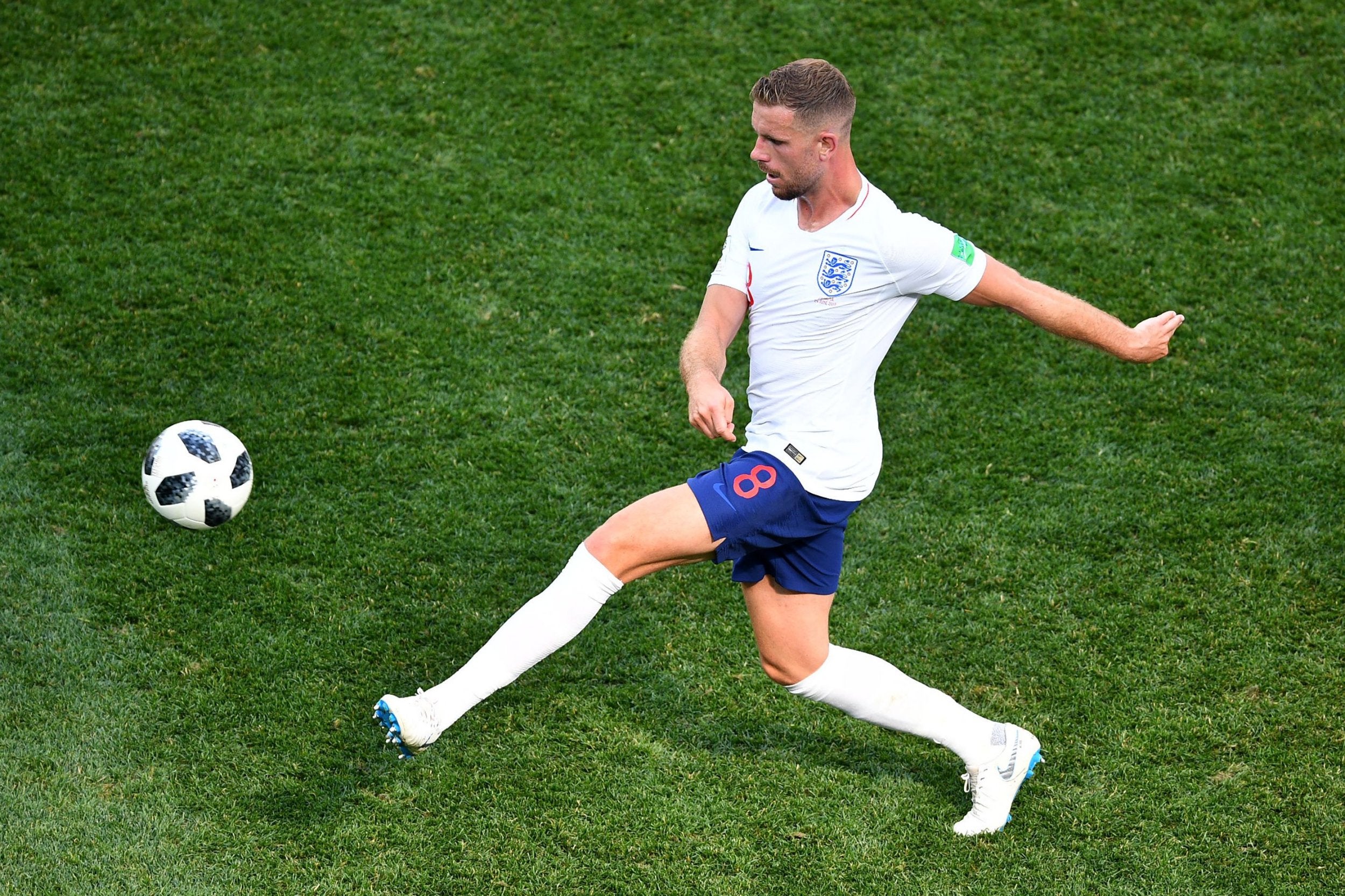 Jordan Henderson in action against Panama on Sunday
