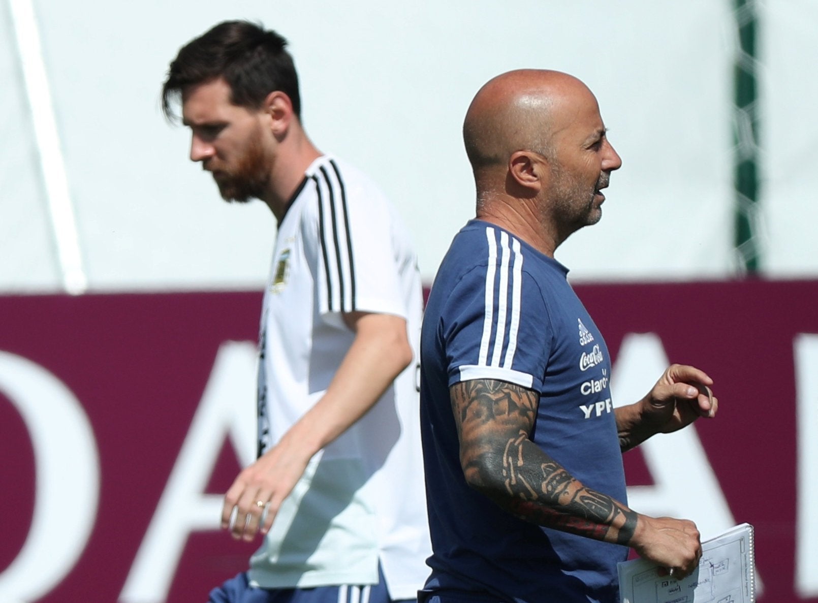 Coach Jorge Sampaoli's tactics and use of Messi have come in for stiff criticism
